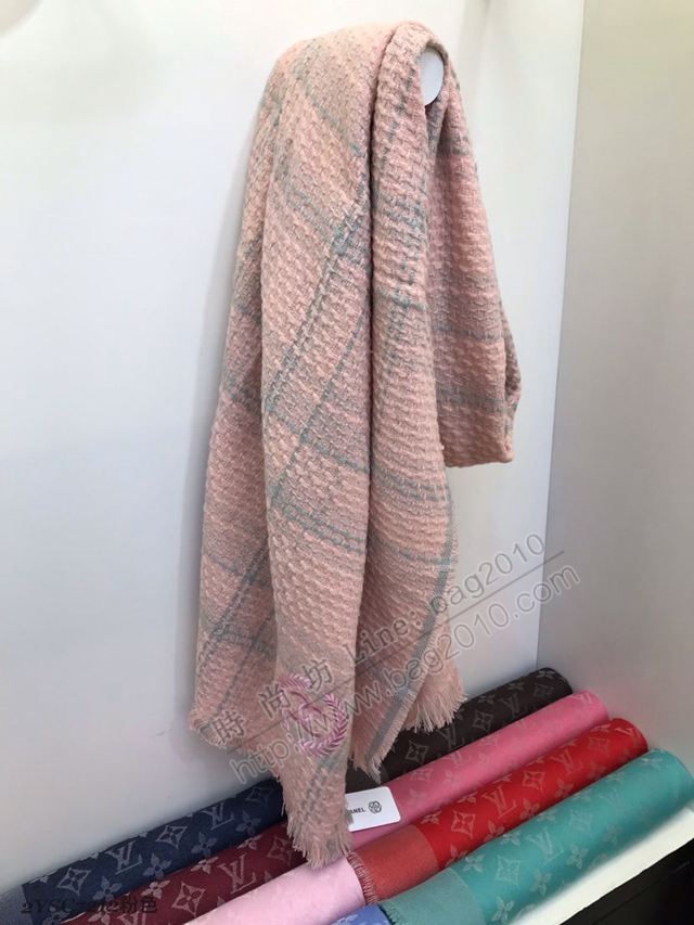 CHANEL圍巾 專櫃VIP限量版 香奈兒頂級進口客供羊毛圍巾 CHANEL羊毛圍巾女披肩  llwj6887